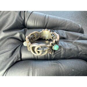 Gucci Double G mother of pearl ring